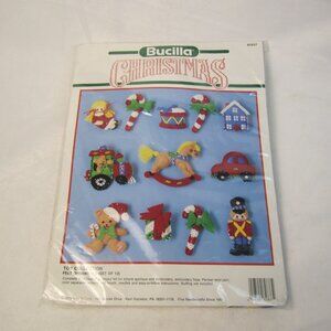 Bucilla 1990 FELT Kit Christmas TOY COLLECTION #82837 - New - Sealed